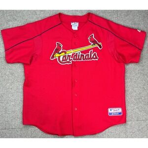 Majestic‎ MLB Vintage St. Louis Cardinals #3 Baseball Jersey Size XL